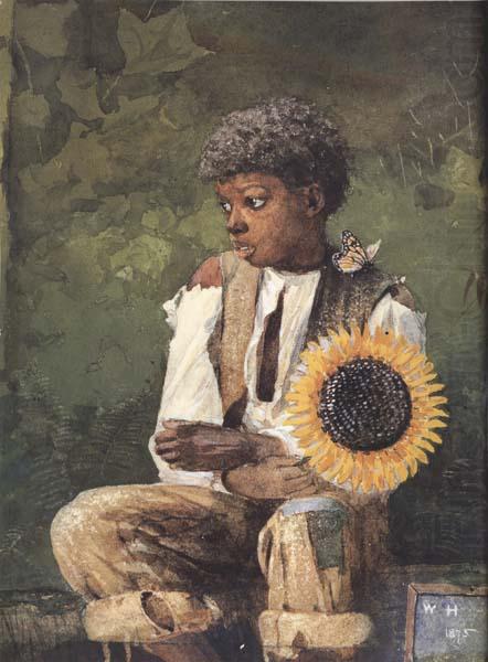 Winslow Homer Taking Sunflower to Teacher (mk44)